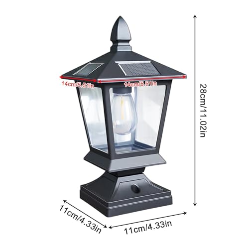 Lampadaires solaires étanches et lampe décorative intelligente pour extérieur