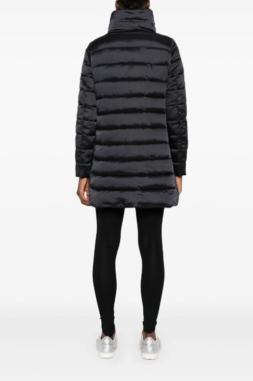 Save The Duck Women's Black Lydia 3/4 Puffer Coat2