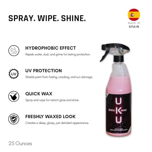 Cera rápida en spray para autos 25 fl oz miniatura 3