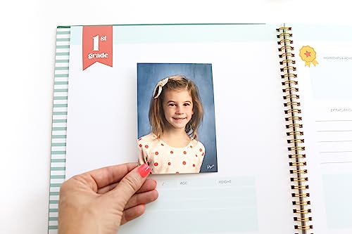 The School Memory Book: A Timeless School Years Memory Book for Preschool - 12th Grade Memories, Keepsakes and Cherished Moments (Storage Pocket Included) - Image 10