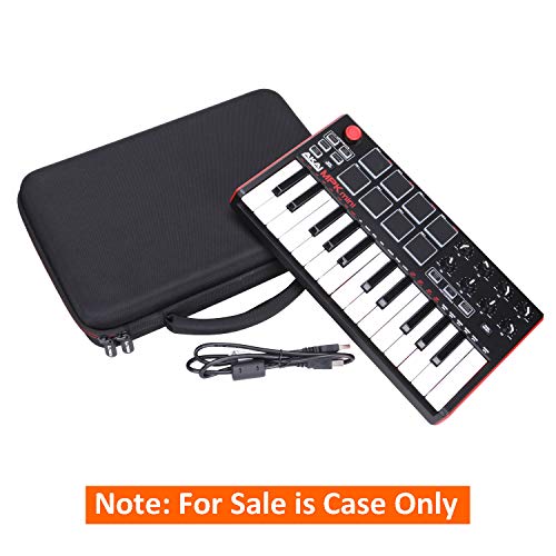 L Ltgem CS260 Ltgem Travel Hard Carrying Case For Akai Professional Mpk Mini Mk3 / Mpk Mini Play Mk3 / Mpk Mini Mkii/Mpk Mini Play - 25 Key Usb Midi Keyboard Controller thumb #5