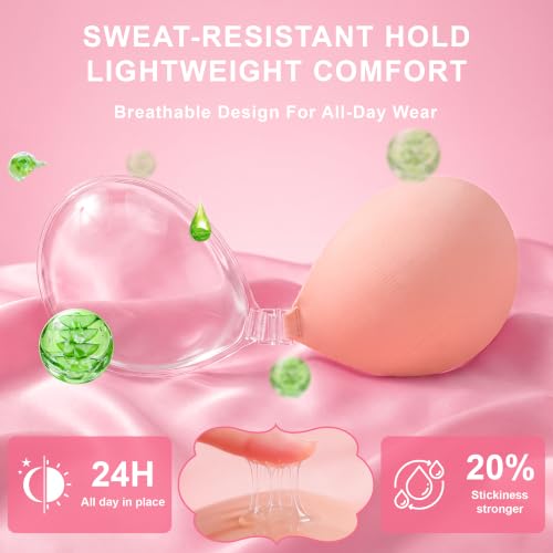 Image of Sticky Bra Push Up Lift Invisible Adhesive Bra Strapless Backless for Women