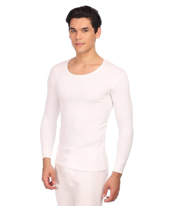 Image of NEVA Mens Thermal Round Neck Full Sleeves | Warmth and Comfort for Cold Weather | Winter Base Layer | Offers a Classic Look|Casual wear| Full Sleeves