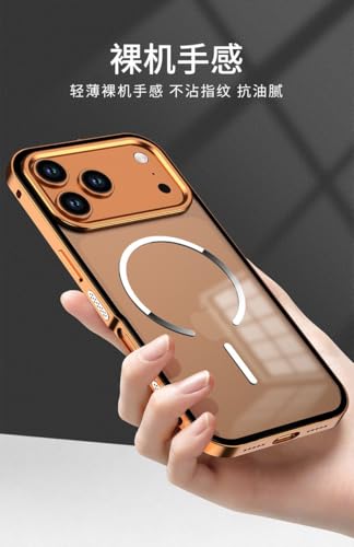 Coque iPhone 17 Pro Max magnétique cadre métal antichoc noir - 4
