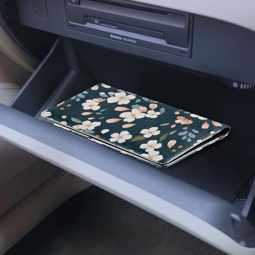 Organizador De Auto Piel Floral miniatura 5