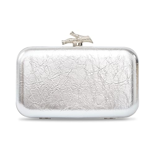 Women Elegant Clutch Purses Satin Pleated Evening Structured Hand...