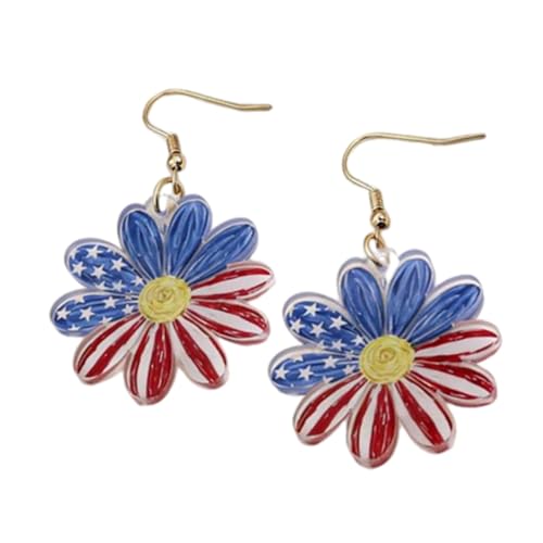�A�����J���� �����I�ȃA�N�����_���O���C�������O USA Star Heart 1776 2026 250th 4th of July �h���b�v�C�������O �Ɨ��L�O���W���G���[ �����p, ����, allloy