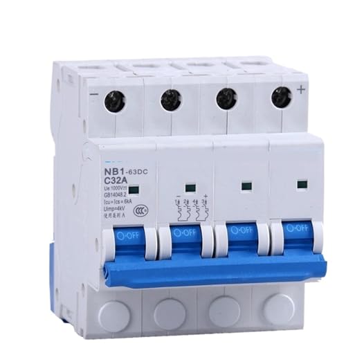 Disyuntor solar CC NB1-63DC para instalaciones fotovoltaicas de alta tension de 4P y 1000V