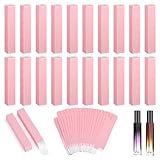 Segbeauty 20pcs Empty Packaging Small Gift Boxes, Pink Glossy Mini Gift Boxes, Mini Cardboard Gifts Wrap Boxes, Suitable for Travel Perfume Bottles, Essential Oil Roller Bottle, Lip Gloss Balm Tubes