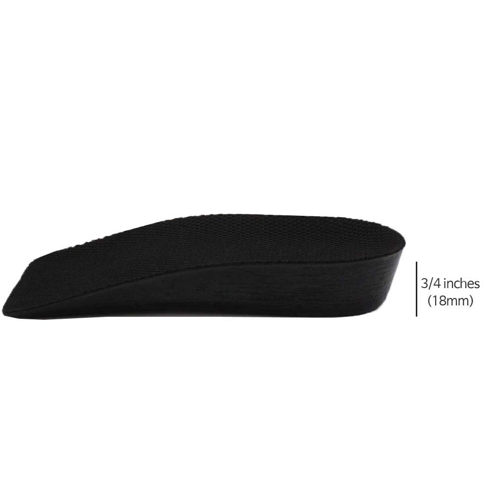 2 elevadores de discrepancia de longitud de pierna izquierda o derecha de 18 mm para hombres y mujeres (2 izquierdas)... (2 derechos pequeños)