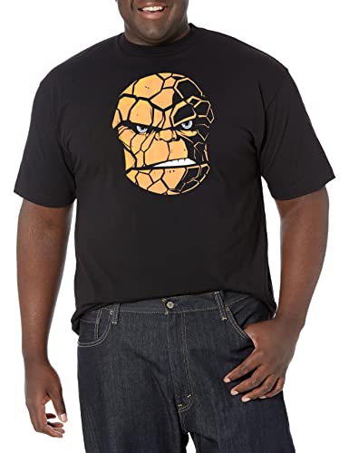 Marvel Thing Force T-Shirt Homme anti-déformation col rond résistant