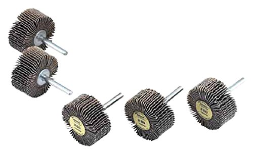 TRUSCO(トラスコ) 軸付ソフトホイール 外径50X厚25X軸6 (5個入) 240# YS525-240