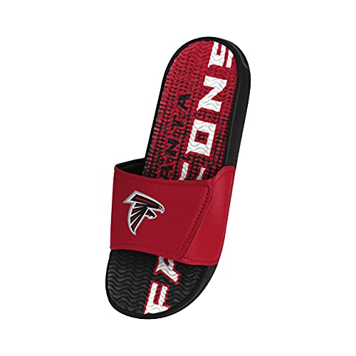 Image of FOCO New Orleans Saints NFL Mens Gradient Wordmark Gel Slide