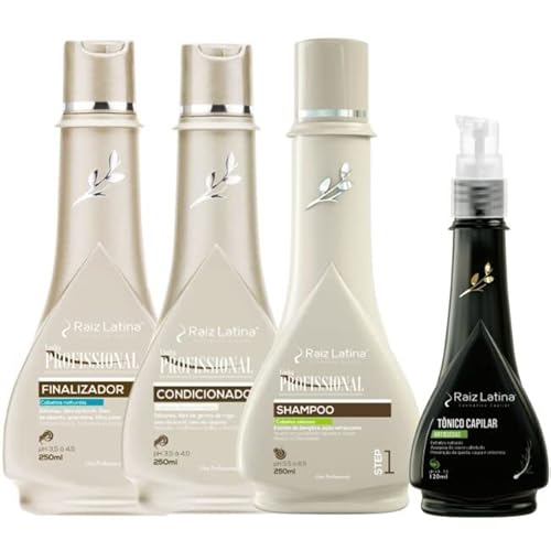 Kit Cabelos Oleosos 250ml + Tônico capilar 120ml Raiz Latina