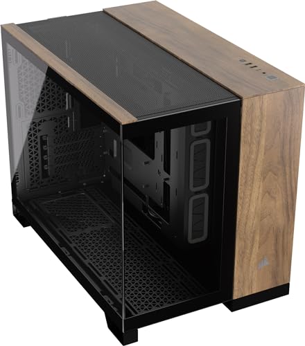 CORSAIR 2500X Small-Tower mATX Case per PC a Doppia Camera - Vetro Temperato Panoramico -...