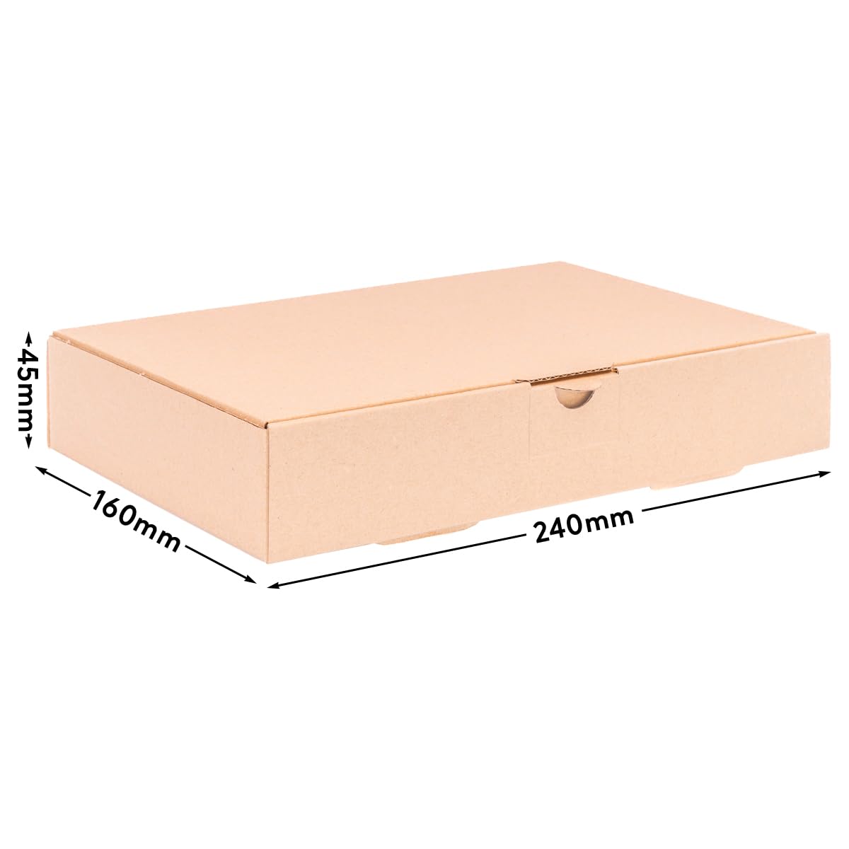verpacking Kartony listowe Maxibriefs 240 x 160 x 45 mm Maxi Brief Brown MB 3 wymiary wewnętrzne 230 x 155 x 41 mm wysyłka pocztowa składane pudełko wysyłkowe wysyłka książki - optymalnie nadaje się