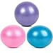 Zivisk Paquete de 3 bolas de pilates, mini pelota de ejercicio, bola antideslizante con pipeta inflable para yoga, pilates, silla de oficina, asiento flexible y entrenamiento de núcleo.