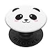 Adorabile motivo a forma di orso panda di Halloween, in bianco e nero. PopSockets PopGrip Intercambiabile