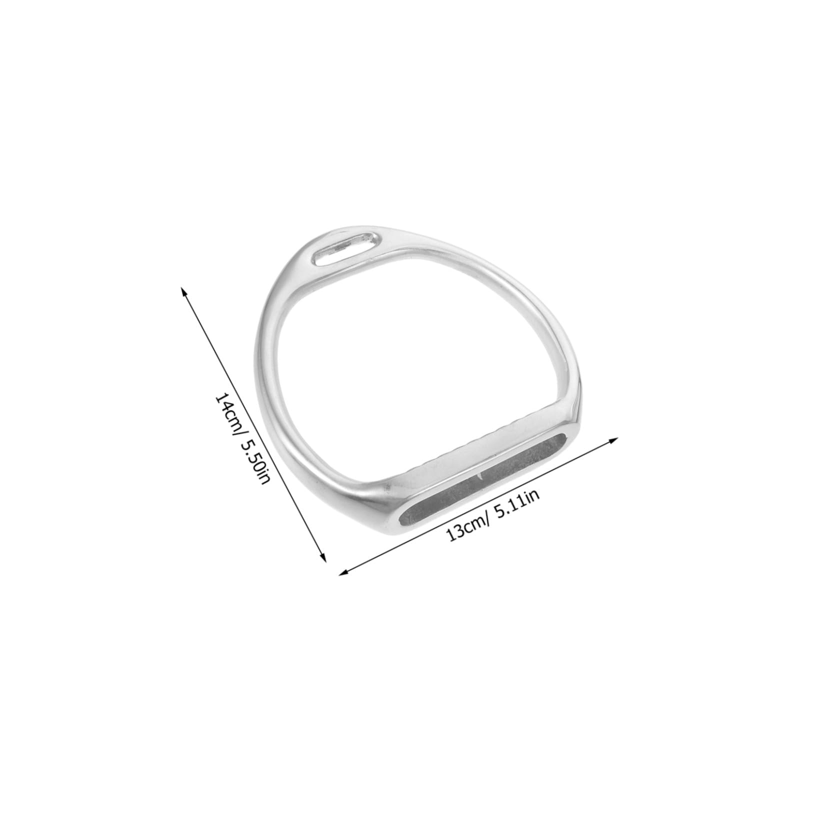 Estribo de Silla de Montar Inglés, Estribo Ecuestre de Aleación de Aluminio, Plata, Fácil de Limpiar, Comodidad y Reducción de Fatiga, para Caballo y Silla de Montar, Equitación
