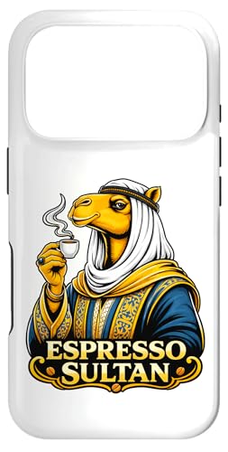 Espresso Sultan Camel Coffee Humor Graphic �X�}�z�P�[�X iPhone 17 Pro �p