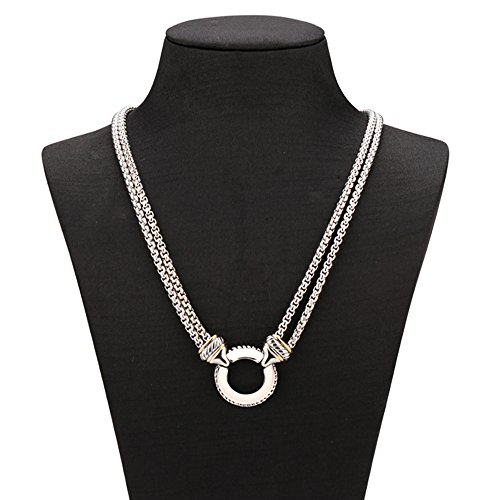 Uny Designer Inspired Short Necklace 45Cm + 5 Cm 3Mm Box Chain Classic Elegant Vintage Antique Jewelry #TOP1