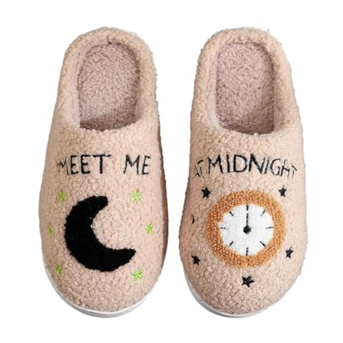 Slippers Winter Home Pineapple Plush Slippers Non-Slip Thickened Small Fresh Cotton Slippers-C8-38-39