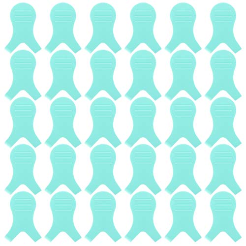 Lurrose 30PCS Y Forma Escova de Cílios Lash Perm Elevador Ferramentas de Pincel de Silicone Escova E