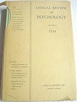 Annual Review of Psychology, Volume 5 0824302052 Book Cover