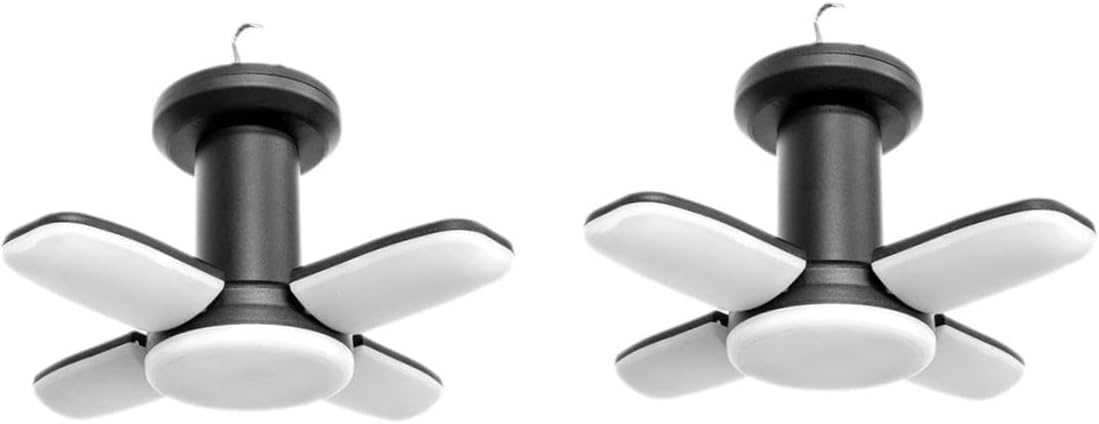 TOYANDONA 2pcs Solar Camping Tent Lamp Led Light for Outdoor Use Emergency Situations and Fishing Construction Compact Design for Easy Portability for Hiking and Camping Trips