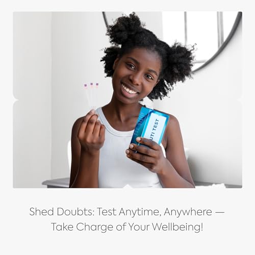 diagnox health uti test strips for women - accurate results in 2 minutes - urine test strips for urinary tract infections 25 count