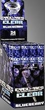 1 Box / 24 x pre rolled transparent cone - CYCLONES CLEAR - BLUEBERRY