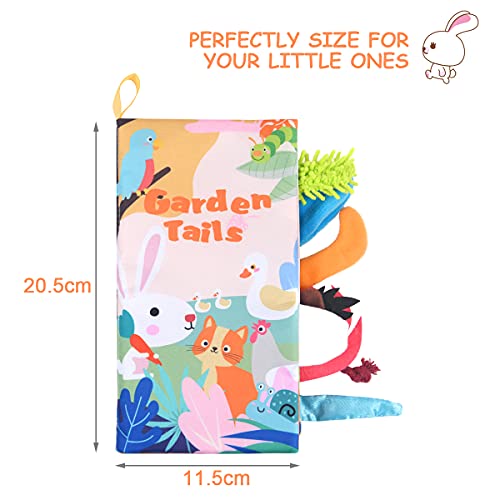 Vicloon Baby zachte boeken, Baby baddoek boek, Rustige Boeken voor 0-3 jaar oude peuters kinderen, 3D Zintuiglijke⦠- Image 3