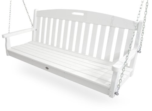 Trex Outdoor Furniture Yacht Club Swing, Classic White