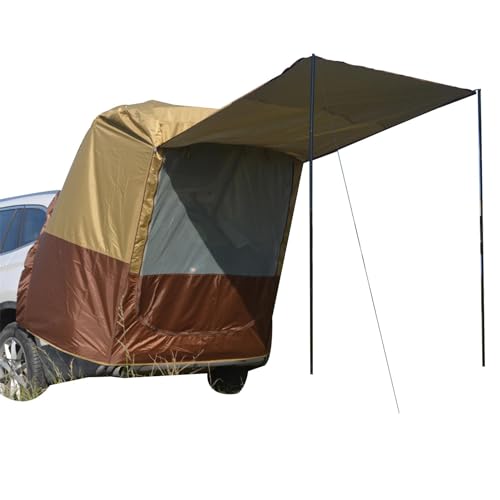 Wohnmobil-Markise – Dachträger, wetterfest, winddicht, ausziehbar, Sonnendach-Markise, einziehbare Seitenmarkise, Zeltschirm, Dachmarkise, Heckklappenzelt, Dachüberdachung für Camping, 45 x 18 x 18 cm