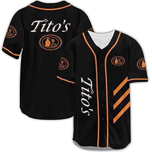 fat mummy Tito Baseball Jerseys Shirt for Men Women, Summer Tito Lover Jerseys Shirt (L)