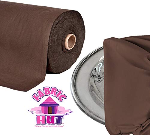 Fabric Hut Anti-Tarnish Anti Tarnish Silver Cloth by The Yard (Brown) Fabric Hut Anti-Tarnish Anti Tarnish Silver Cloth by The Yard (Brown)