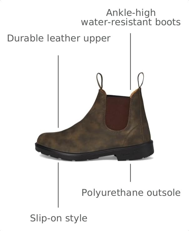 Image of Blundstone unisex-child Chelsea Boots(little Kid)