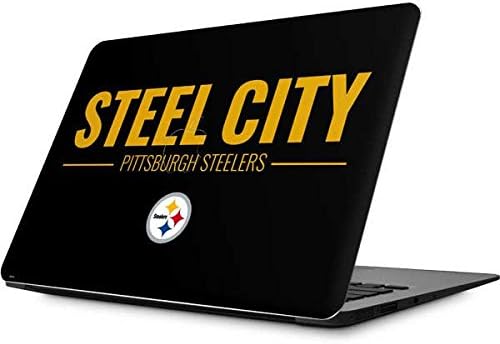 Skinit Decal Laptop Skin Compatible with MacBook Air 13.3 (2010-2017) - Officially Licensed NFL Pittsburgh Steelers Team Motto Design