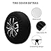 REVENEVER Spare Tire Cover for RV SUV Car Funny Blue Landscape Print Waterproof Dustproof Tire Cover for JP Camper Travel Trailer Truck