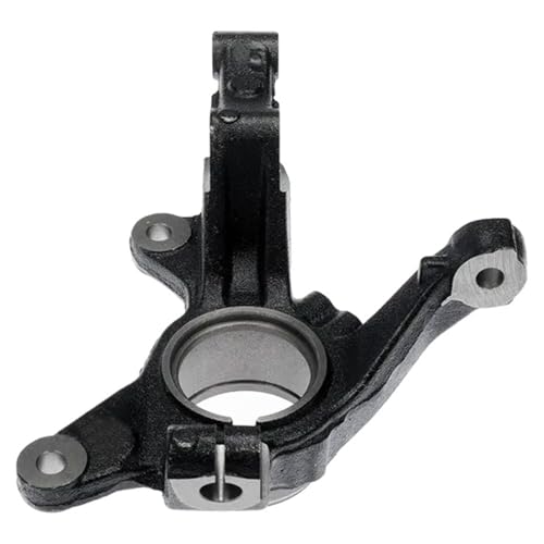 Image of Detroit Axle - 2pc Front Steering Knuckles for 1999-2003 Mazda Protege Protege5 [4-Wheel ABS] Steering Knuckles Assembly 2000 2001 2002 Replacement
