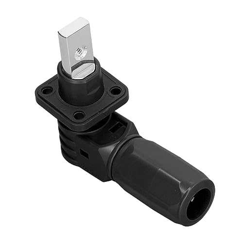 Connecteur de stockage d'énergie M8 borne rapide 200A noir étanche IP67 pour véhicule électrique
