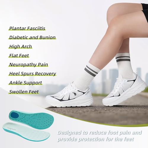 Women's Orthopedic Diabetic Wide Running Shoes: Comfortable Casual Arch Support Plantar Fasciitis Sports Sneakers, High Arch Orthotic Work Tennis Walking Shoes for Foot and Heel Pain Relief4