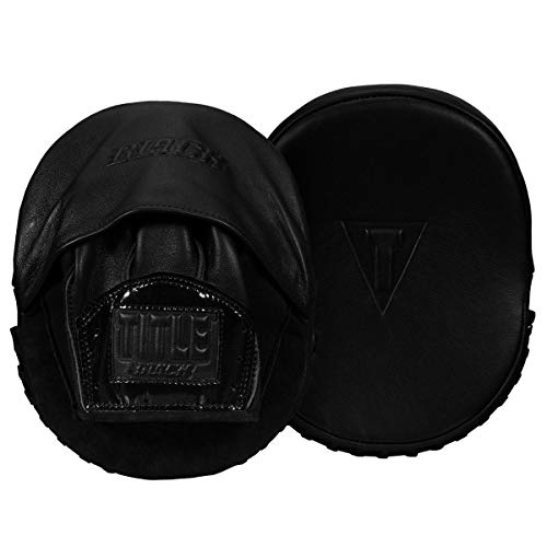 TITLE Boxing Black Punch Mitts 2.0, Black - Boxing Pads, Muay Thai Pads, Punching Mitts, Focus Mitts, Boxing Equipment, Punching Pads, MMA Equipment, Kickboxing
