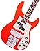 Jackson X Series Concert Bass CBXNT DX IV, Rocket Red, Laurel Fingerboard
