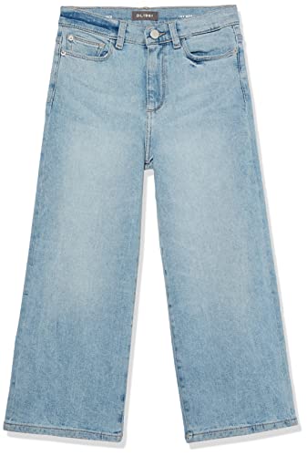Image of DL1961 Girls' Lily High Rise Wide Leg