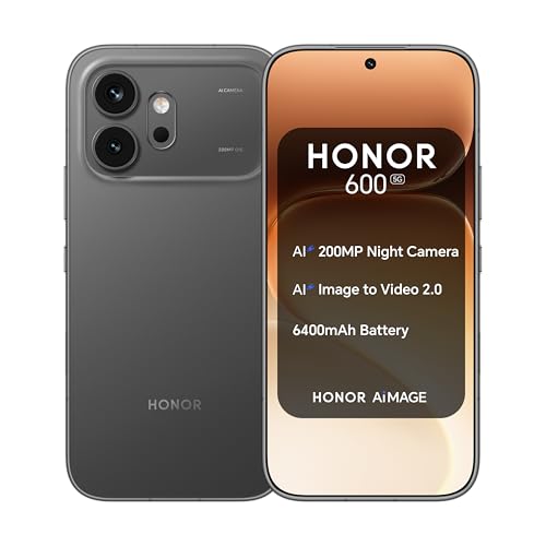 HONOR 600 5G 8GB-256GB Negro (Black) Dual SIM