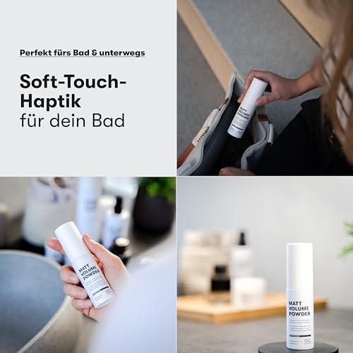 Foto von O.C. HAIRCARE Stylingpulver - Volumen Puder Haare - Haarpuder für dünnes & feines Haar - mit MATT-EFFEKT - 30 Tage risikofrei testen - von führenden Salons empfohlen - farblose Grundierung