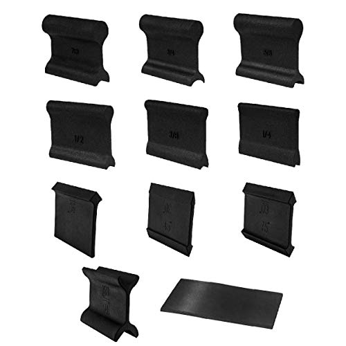 POWERTEC 21 Profile Sander, 10PCs Contour Sanding Grips with Woodworking Angle Sanding Pads for Convex, Concave & Detail Sanding, Sanding Tool for Wood Trim, Auto Body, Art, Crafts - 11PCs (71620) by POWERTEC - Used condition - US$15.35