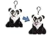 Feisty Pets Mini Black Belt Bobby Adorable Plush Stuffed Panda