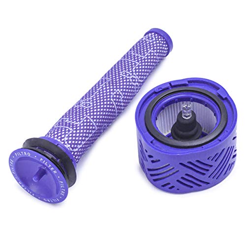 LTWHOME HEPA Vacuum Filter & Pre Filter Kit Replacement for Dyson V6 Absolute Cordless Stick Vacuum, Compare to Part 965661-01 & 966741-01 (Pack of 1 Set)